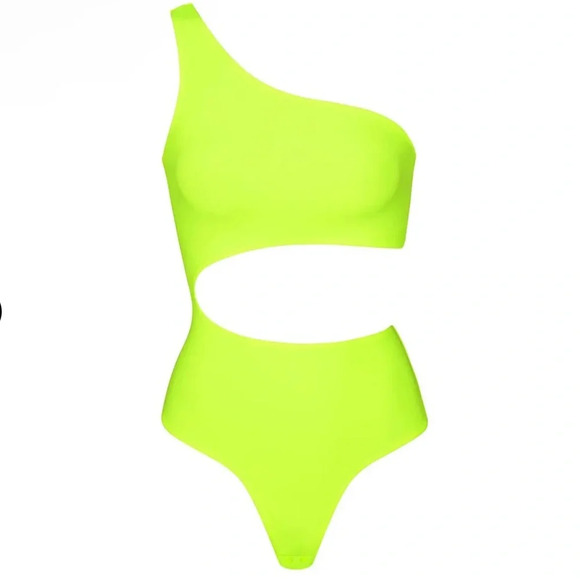 NWT Skims Fits Everybody One Shoulder Cutout Bodysuit - Picture 1 of 6